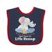 Inktastic Thank Heaven for Little Blessings Cute Elephant Family Boys or Girls Baby Bib