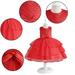 Godderr 2-10 Years Old Girls Sequin Princess Dresses Toddler Sleeveless Pageant Dresses with Bow Kids Evening Sleeveless Flower Party Ball Gown Skirt Wedding Short Tulle Gowns Dresses