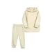 Meuva Kids Toddler Baby Girls Boys Autumn Winter Solid Cotton Long Sleeve Hooded Hoodie Pants Set Clothes New Born Boy Baby Gift Boy Gift Set Baby Baby Boy Sweater Outfit 3 Clothes Boys Size 3 Outfits