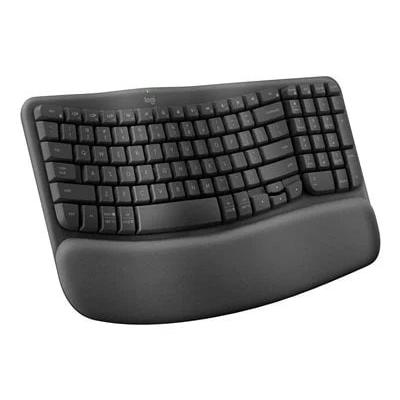 Logitech Wave Keys Wireless Ergonomic Keyboard for...