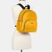 Coach Accessories | Coach - Pebble Mini Court Backpack - Nwt | Color: Yellow | Size: Os