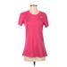 Nike Active T-Shirt: Pink Activewear - Women's Size Small