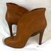 Jessica Simpson Shoes | Jessica Simpson Womens Brown Leather Booties High Back Size 9 | Color: Brown | Size: 9