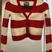 American Eagle Outfitters Sweaters | American Eagle Striped Sweater | Color: Red/Tan | Size: S