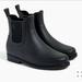 J. Crew Shoes | Ladies J Crew Chelsea Rain Boots | Color: Black | Size: 9