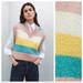 Zara Jackets & Coats | Nwt. Zara Multicolor Wool Blend Striped Knit Vest. Size S. | Color: Cream | Size: S