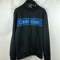 Adidas Jackets & Coats | Calvin Klein | Men’s Black Blue Logo Zip Soft Fleece Jacket | Color: Black/Blue | Size: L