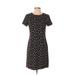 Old Navy Casual Dress - Sheath High Neck Short sleeves: Black Dresses - Women's Size Small