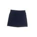 Croft & Barrow Casual A-Line Skirt Mini: Blue Print Bottoms - Women's Size Large