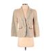 The Limited Blazer Jacket: Tan Tweed Jackets & Outerwear - Women's Size X-Small