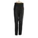 Zara Basic Faux Leather Pants - Mid/Reg Rise: Black Bottoms - Women's Size X-Small