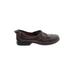 Hush Puppies Flats: Brown Print Shoes - Women's Size 11 - Round Toe