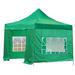 CLIPOP 10 Ft. W x 10 Ft. D Metal Party Tent Metal/Soft-top in Green | 98.4 H x 118.1 W x 118.1 D in | Wayfair HSYH-TE-0151GR