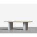 Solis Patio Ronde Solid Oak Dining Table Wood in Brown | 30 H x 108 W x 44 D in | Wayfair 749460514565
