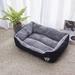 Tucker Murphy Pet™ Candy Colored Pet Kennel Dog Bed Kennel Pet Bed Cotton in Black | 35.4 W x 27.5 D in | Wayfair 7E0BF3AD85DB4F02A188096249AA8221