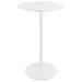 Orren Ellis Lippa 28" Round Artificial Marble Bar Table Wood in White | Wayfair 6A4D5B28BA494F0FA3B70A0E03A1ECD2