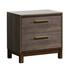 Red Barrel Studio® Sophya Solid Wood Nightstand Wood in Brown/Gray | 23 H x 23.62 W x 15.62 D in | Wayfair 3336E35BEC7C4235BCC81A23A30A3CED