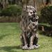 Trinx Zachary Sitting Lion Magnesium Oxide Garden Statue | 20.5 H x 9.75 W x 14.25 D in | Wayfair 0ECDC036E5BE4FC49E2A34BDC328368B