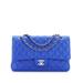 Chanel Leather Shoulder Bag: Blue Bags