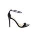 Just Fab Heels: Black Shoes - Women's Size 9 - Open Toe