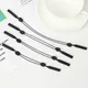 Neue 12PCS Schwarz Braun Brillen Nylon Brillen Cord Leseglas Neck Strap Halter Nylon Brillen