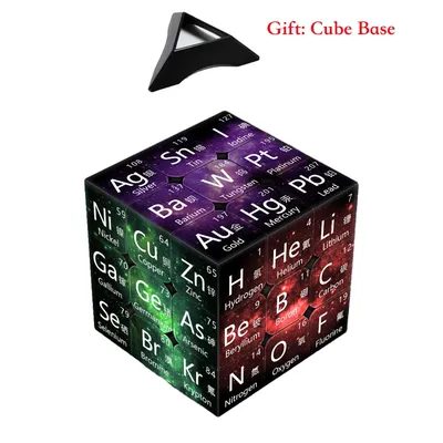 3x3x3 Zauberwürfel Chemische Periodische Tabelle Physik Lehre 3x3 Cube Studenten Gehirn Training Image