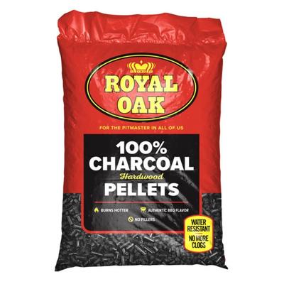 Royal Oak Charcoal Pellets 20 lb Bag 100 Percent Charcoal Hardwood