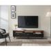 Modern LED TV Stand Entertainment Center with Storage&Open Shelves, LED Media Console Tables LED TV Cabinet for Living Room