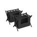 2 Pack Luggage Rack with Removable Laundry Bag