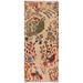 Classic Ziegler Talia Beige Rust Hand-Knotted Wool Runner - 2'1'' x 4'11''