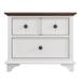 Two-Drawer Nightstand Kids Night Stand End Side Table for Bedroom