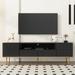 Contemporary TV Stand for 70+ Inch TV, Entertainment Center Media Console with Drawers, Cabinets, and Shelf - Elegant Design