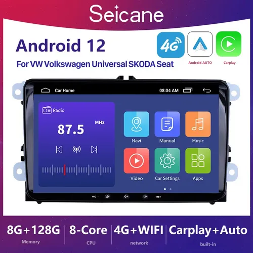 Seicane android 13 2 din autoradio gps multimedia player für