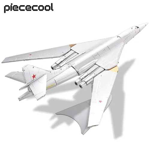 Piece cool 3d Metall puzzles 1:200 Tu-160 Bomber Flugzeug Montage Modell Kits Puzzle DIY Spielzeug