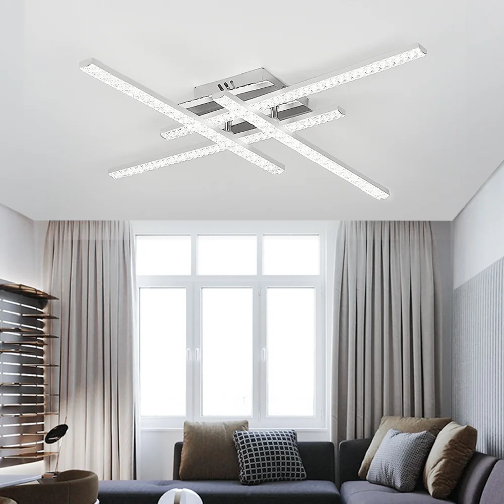 Moderne Led-deckenleuchten 12W 18W 24W Dimmbare Deckenleuchte AC 85-265V Nordic kreative Decke Kronleuchter Innenbeleuchtung Image