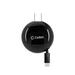 Cellet Wall Charger for Samsung Galaxy S24+ Plus - 15W Type-C Fast Charging Home Travel Power Adapter - Retractable 2.3 Foot Cable - Black