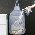 KIHOUT Clearance Dirty Clothes Storage Bag Wall Mounted Foldable Dirty Clothes Basket Bathroom Shower Put Clean Clothes Storage Basket Storage Basket