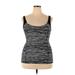 VSX Sport Active Tank Top: Gray Color Block Activewear - Women's Size 5X