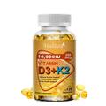 Vitamin K2 (MK7) with D3 10 000 IU Supplement BioPerine Capsules Immune Health 120 capsule