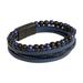 Natural Volcanic Stone Eye Beaded Bracelet Health Bracelet Shaping Physiotherapy Bracelet Cowhide Rope Agate Bracelet Waist Heated Wrap Belt