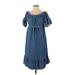 Gap Casual Dress: Blue Dresses - Women's Size X-Small