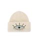 Kurt Geiger London Womens Evil Eye Beanie Hat - White - One Size