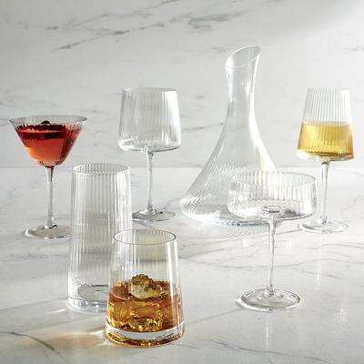 Set of 2 Empire Glasses - Clear, Clear Cocktail Glasses - Frontgate