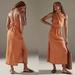 Anthropologie Dresses | Anthropologie Nwt Linen Halter Maxi Dress | Color: Orange | Size: Xs