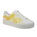 Michael Kors Shoes | Michael Kors Poppy Lace Up Sneakers Wave Print Buttercup 5/5.5/6.5/7.5/8 Nib | Color: White/Yellow | Size: Various