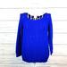 American Eagle Outfitters Sweaters | American Eagle Outfitters Crewneck Pullover Sweater In Royal Blue Size S/P | Color: Blue | Size: Sp