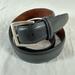 Coach Accessories | Genuine Vintage Coach 5936 Black Polished Cowhide Leather Belt Medium 32 Men | Color: Black/Silver | Size: 32