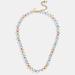 Coach Jewelry | Coach Signature Beaded Necklace,Nwt.. | Color: Gold/White | Size: Os
