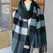 Burberry Accessories | Burberry Women's Fashion Knitted Scarf | Color: Green | Size: Os