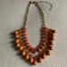 J. Crew Jewelry | J.Crew Coral Statement Necklace | Color: Orange/Pink | Size: Os